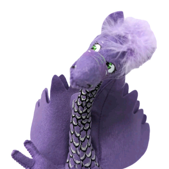 ANNALEE Purple Dragon Doll Figure Poseable 12 in 2020 Retired Collectible 311720 - Picture 6 of 12
